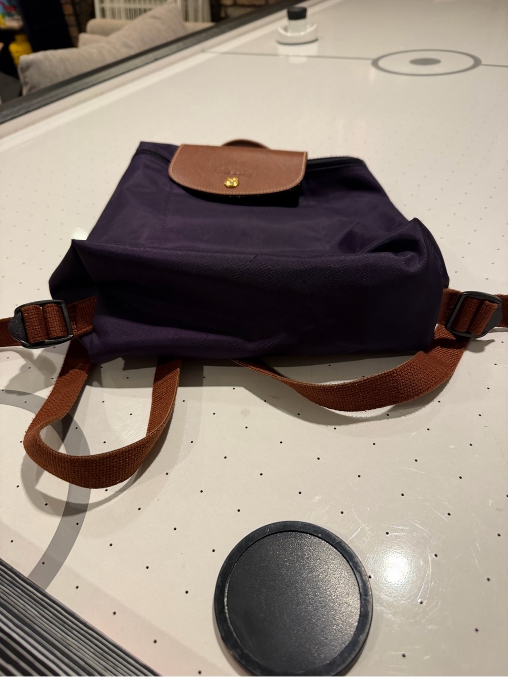 Longchamp Le Pliage backpack (Purple) - Picture 9 of 10